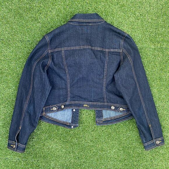 FUBU The Collection 2000's Women's Y2K Denim Jean Jacket - Picture 5 of 6